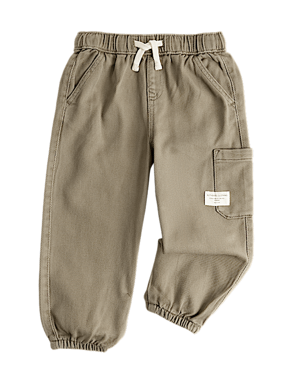 Relaxed Denim Cargo Jeans (2-8 Yrs)