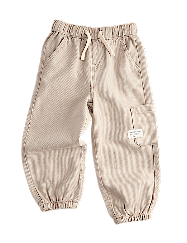 Relaxed Denim Cargo Jeans (2-8 Yrs)