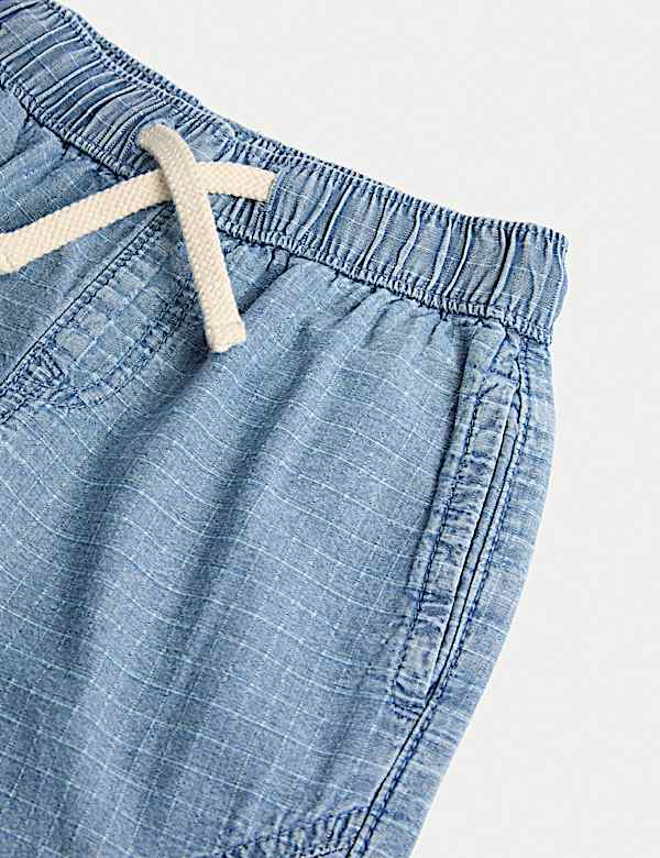 Jean coupe barrel 100 % coton ind&eacute;chirable (du 2 au 8 ans) - LU