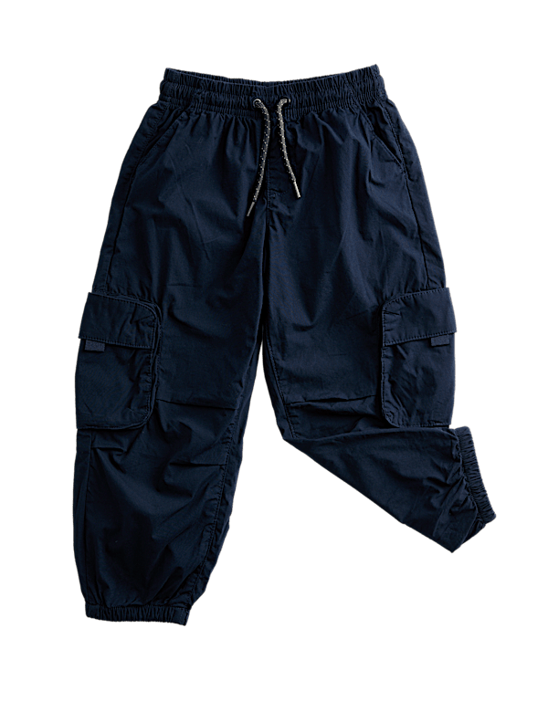 Pure Cotton Cargo Joggers (2-8 Yrs)