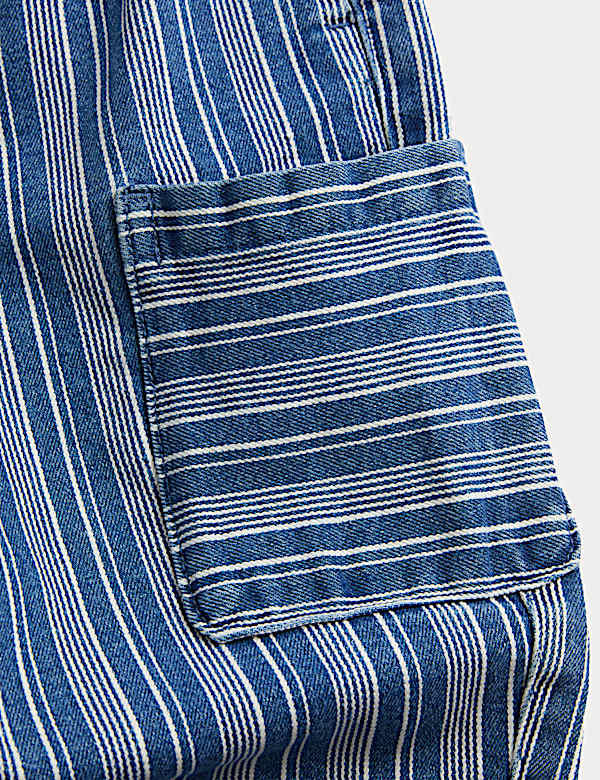 Cotton Rich Stripe Denim Jeans (2-8 Yrs)