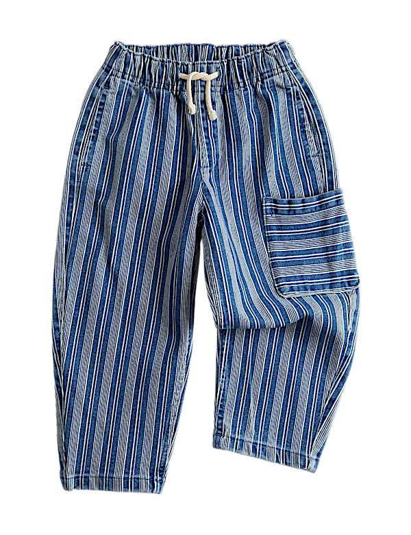 Cotton Rich Stripe Denim Jeans (2-8 Yrs)