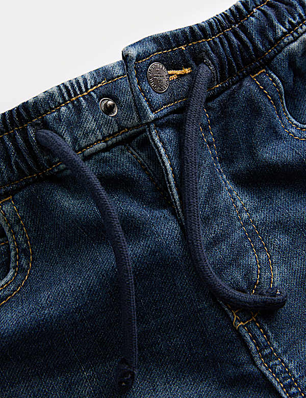 Straight Leg Cotton Rich Comfort Waist Jeans (2-8 Yrs)