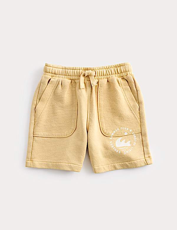 Pure Cotton Jersey Summer Club Shorts (2-8 Yrs) - GR
