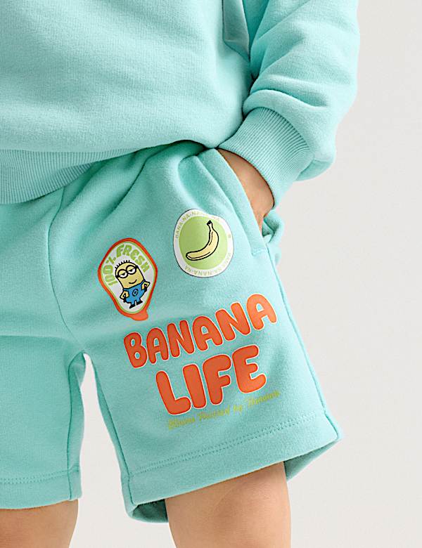Cotton Rich Minions&trade; Graphic Shorts (2-8 Yrs) - SK