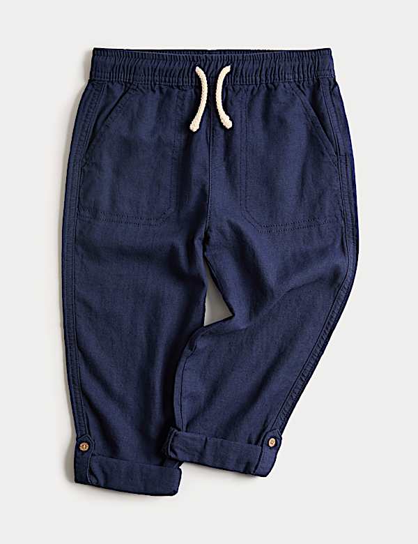 Linen Rich Trousers (2-8 Yrs)
