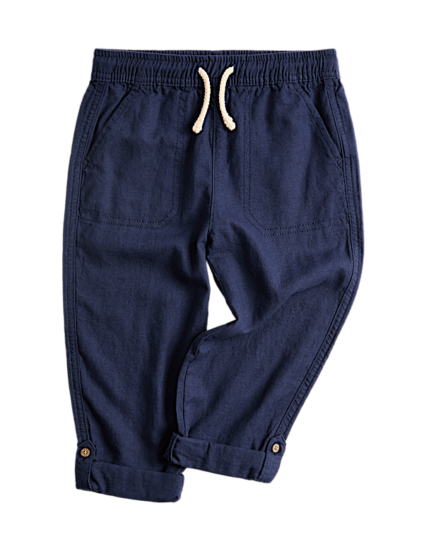 Linen Rich Trousers (2-8 Yrs)