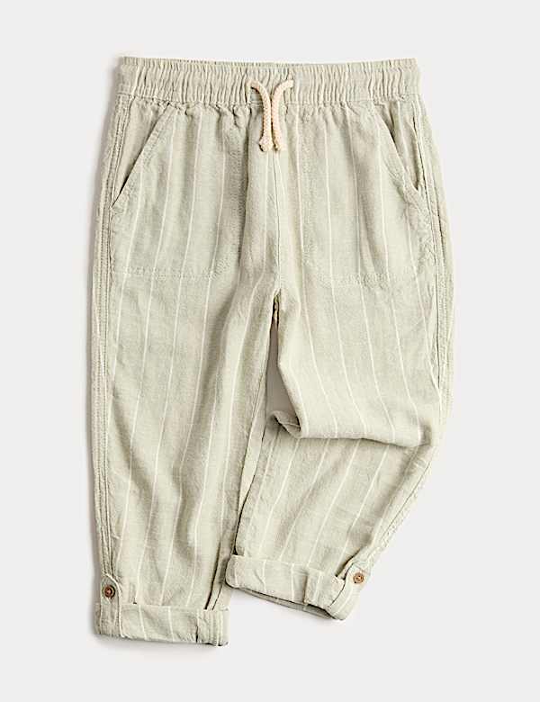 Linen Rich Trousers (2-8 Yrs)
