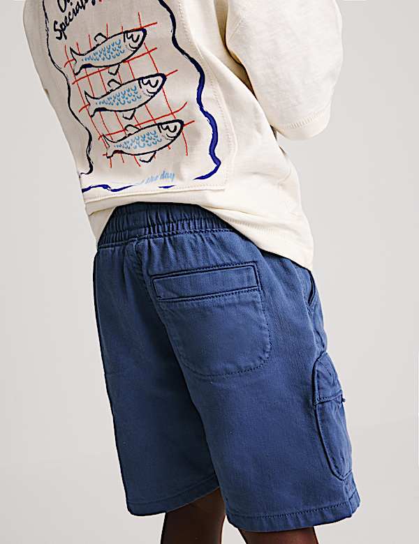 Cotton Rich Cargo Shorts (2-8 Yrs)