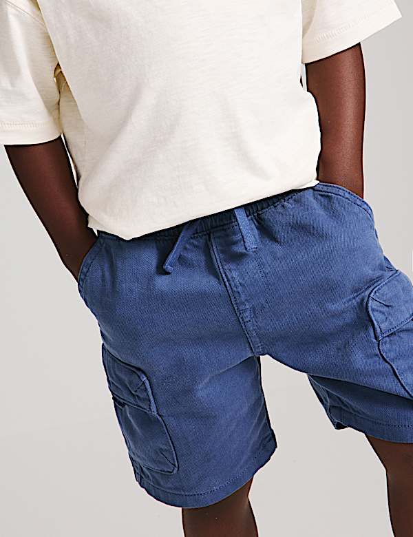 Cotton Rich Cargo Shorts (2-8 Yrs)