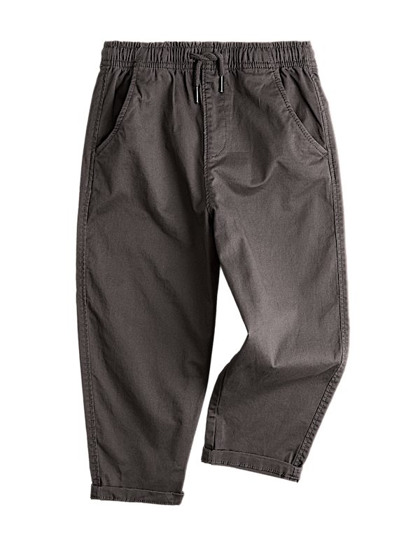 Cotton Rich Pull On Cargo Trousers (2-8 Yrs)