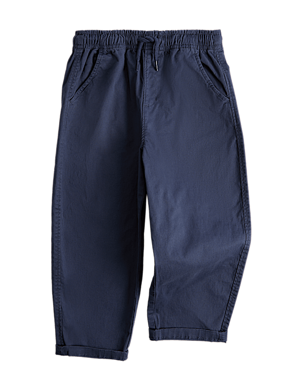 Cotton Rich Pull On Cargo Trousers (2-8 Yrs)