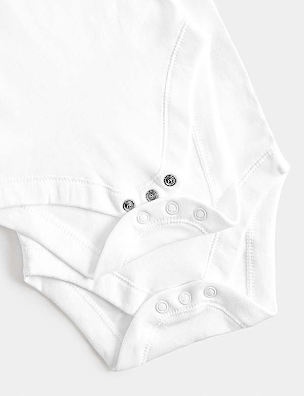 Lot de 7 bodys 100 % coton &agrave; manches longues (2,3 kg-3 ans) - LU