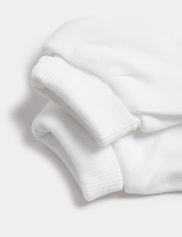 4pk Pure Cotton Booties (0-1 Yrs) - SK