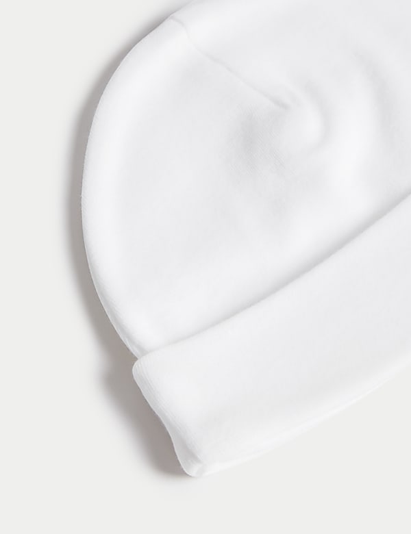 4pk Pure Cotton Hats (0-1 Yrs) - KR