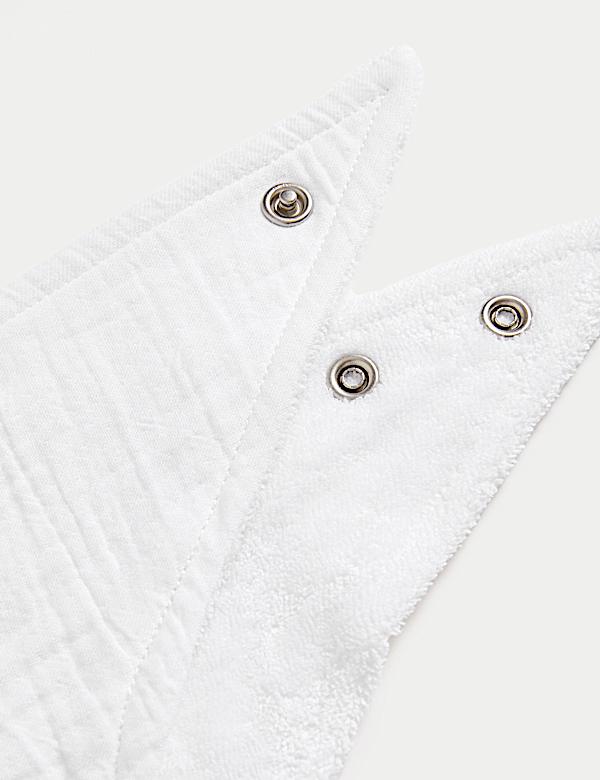 5pk Cotton Rich Dribble Bibs - PT