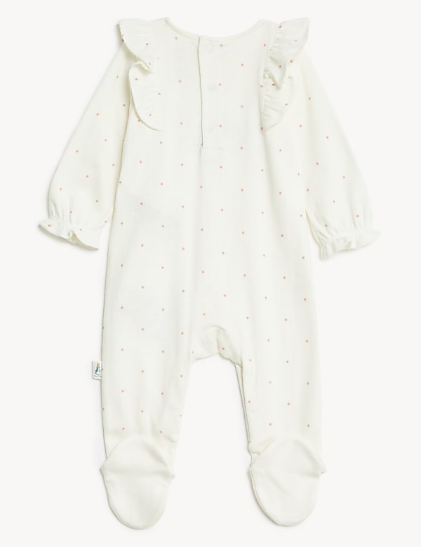 2pk Cotton Blend Peter Rabbit™ Sleepsuits