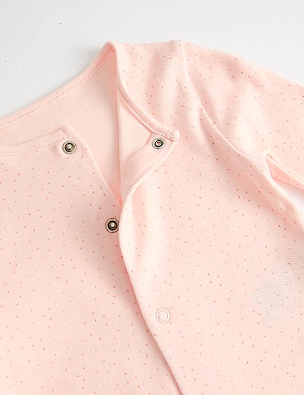 3pk Pure Cotton Printed Sleepsuits (0-3 Yrs) - AT