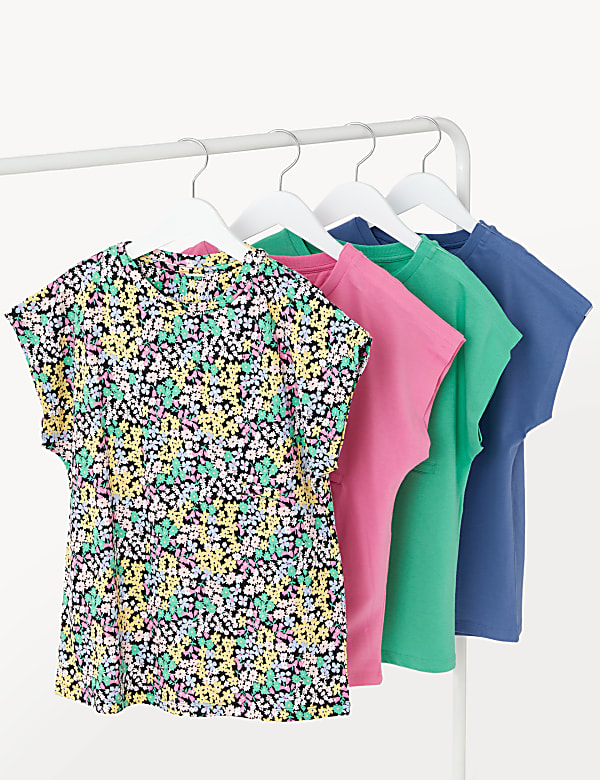 4pk Adaptive Pure Cotton T-Shirts