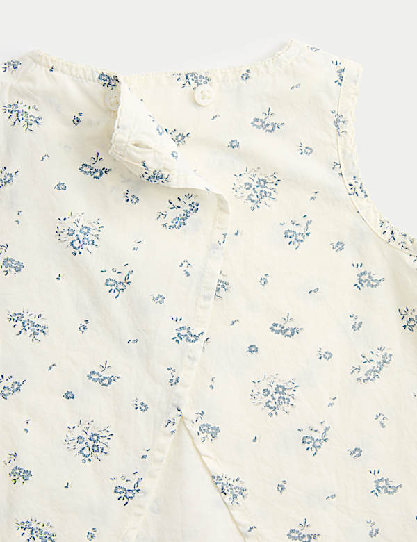 2 Piece Floral Outfit With Knickers (0-12 Mths)