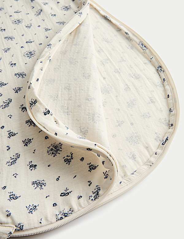 Pure Cotton Floral Sleeping Bag 0.5 Tog (0-36 Mths) - LV