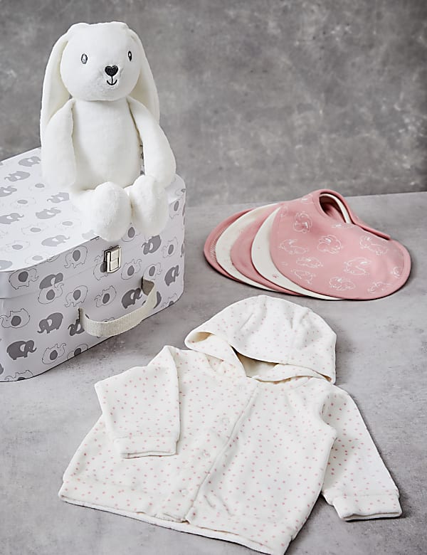 14pk Cotton Rich Printed Pink Gift Set