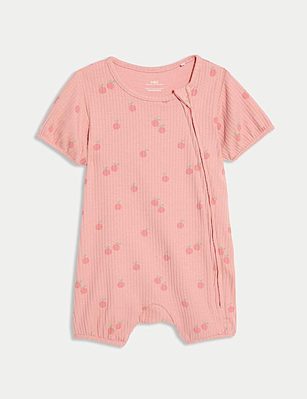 3pk Cotton Rich Rompers (0-1 Yrs) - SI