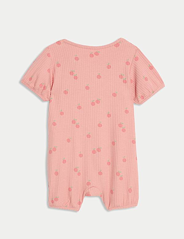 3pk Cotton Rich Rompers (0-1 Yrs) - SI