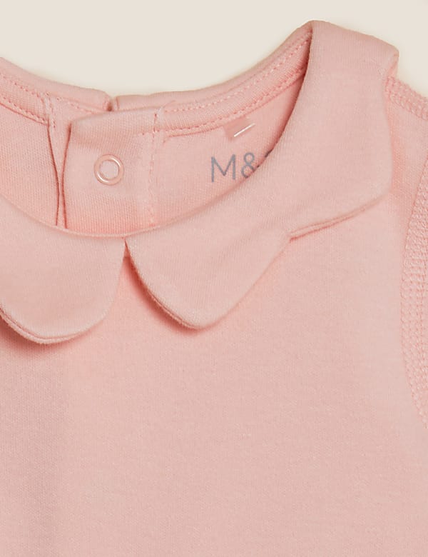3pk Pure Cotton Bodysuits (0-3 Yrs)