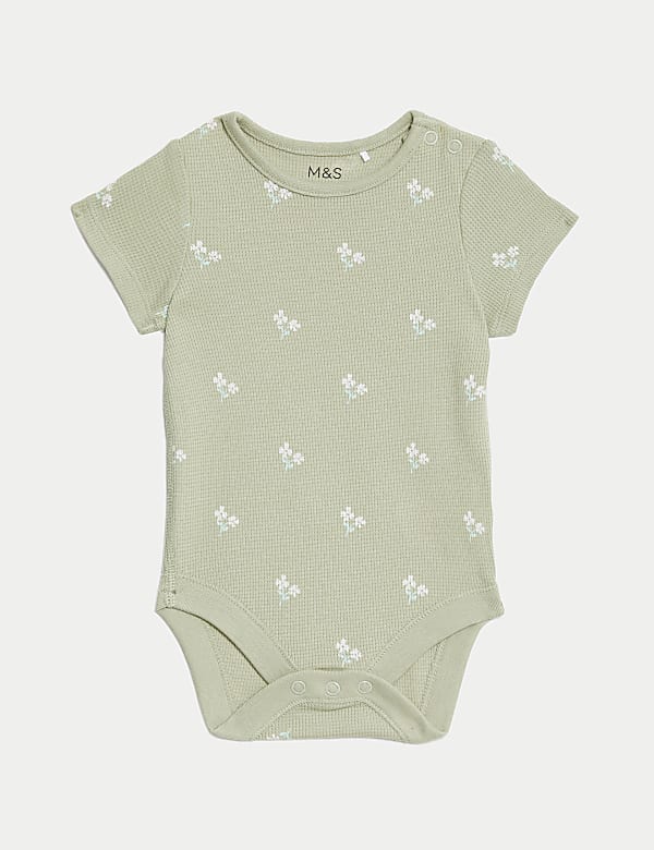 3pk Pure Cotton Printed Bodysuits (6½lbs-3 Yrs)