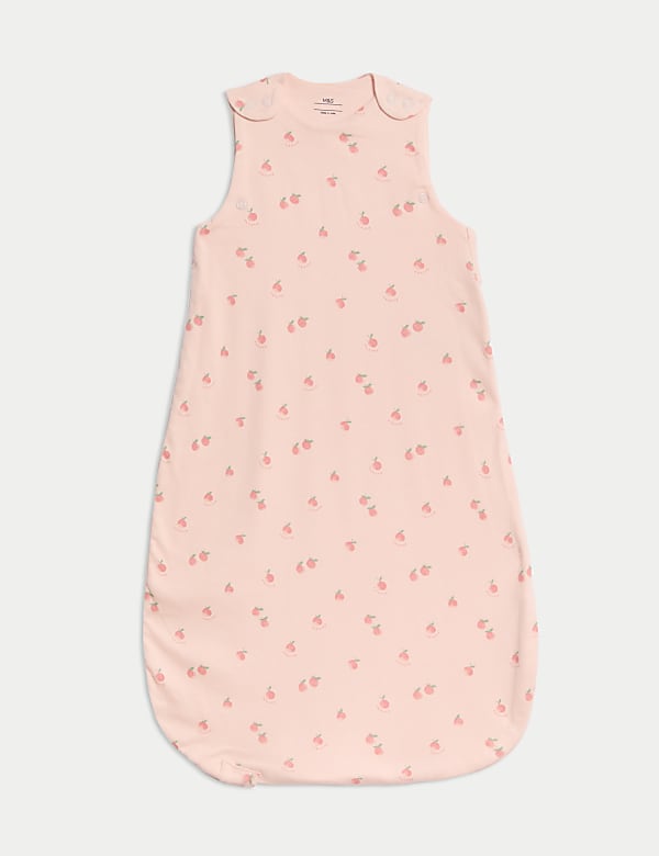 Pure Cotton Peach 1.0 Tog Sleeping Bag (0-36 Mths) - VN