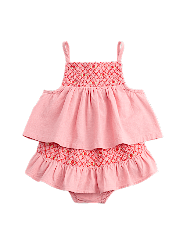 2 Piece Pure Cotton Top & Bottom Outfit (0 Months - 18 Months)