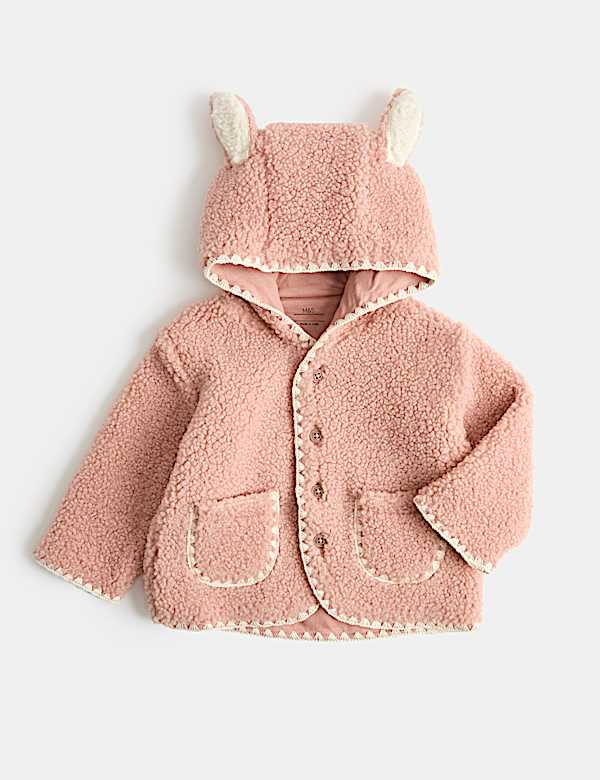 Borg Jacket with Ears (0-12 Mths)