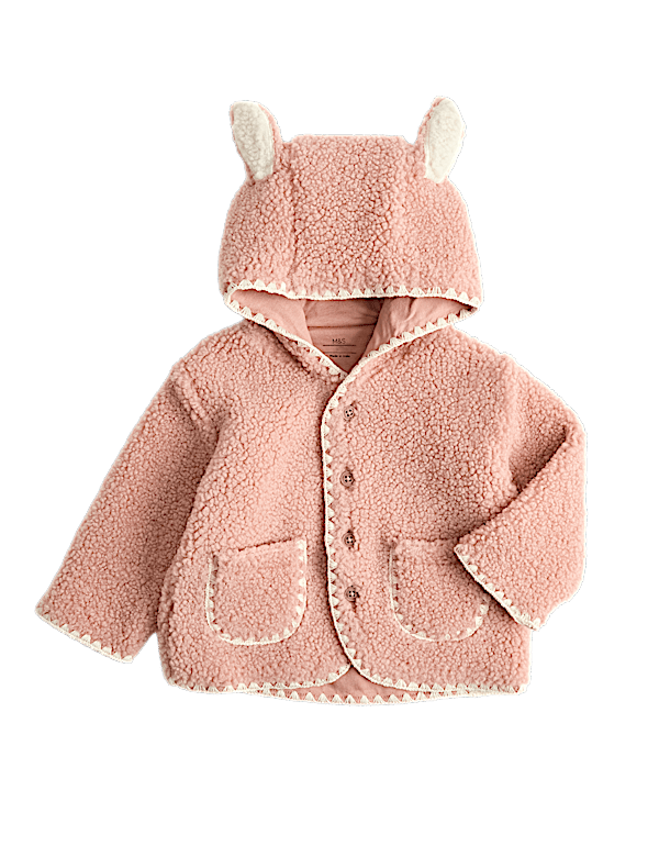 Borg Jacket with Ears (0-12 Mths)