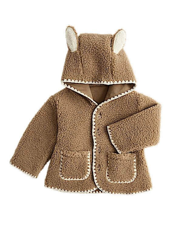 Borg Jacket with Ears (0-12 Mths)