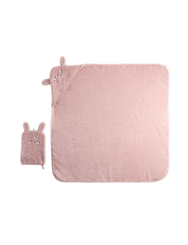 Pure Cotton Bunny Hooded Towel