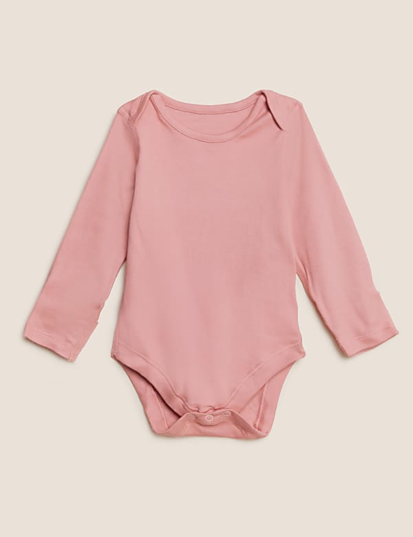 5pk Pure Cotton Patterned Bodysuits (61/2lbs - 3 Yrs)