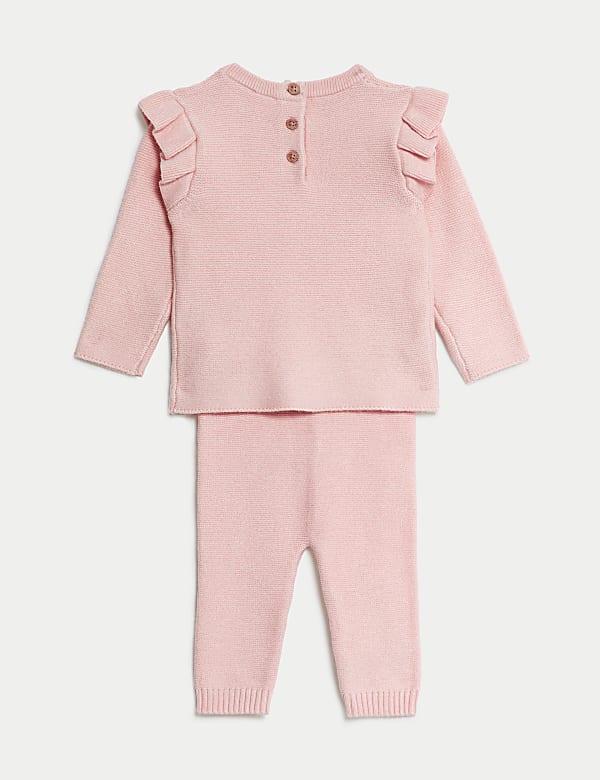 2pc Knitted Bunny Outfit (7lbs-1 Yrs) - ID