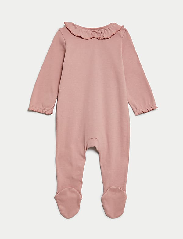 2pk Pure Cotton Floral Sleepsuits (7lbs-3 Yrs)