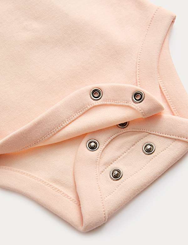 5pk Pure Cotton Striped Bodysuits (0 Mths-3 Yrs) - MX