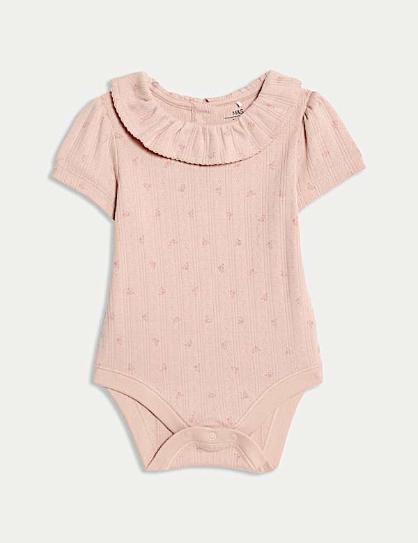 סט פרחוני 4 חלקים לרך הנולד מבד עשיר בכותנה (0-‏9 חודשים) - IL