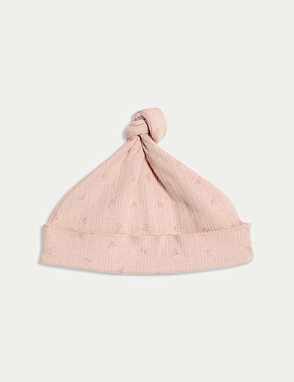 סט פרחוני 4 חלקים לרך הנולד מבד עשיר בכותנה (0-‏9 חודשים) - IL