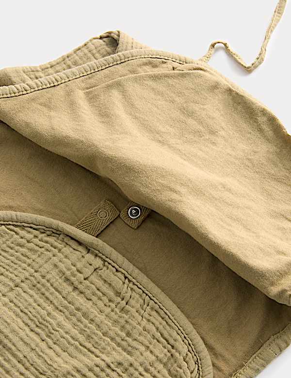 2pc Pure Cotton Wrap Outfit (7lbs-2 Yrs) - AL