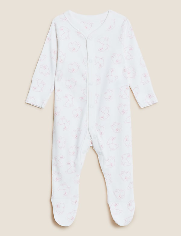 3pk Pure Cotton Printed Sleepsuits (5lbs-3 Yrs)