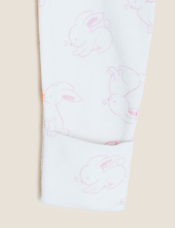 3pk Pure Cotton Printed Sleepsuits (5lbs-3 Yrs) - NL