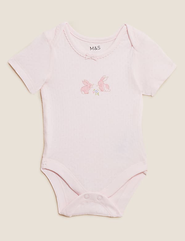 3pk Pure Cotton Patterned Bodysuits (61/2 lbs - 3 Yrs)
