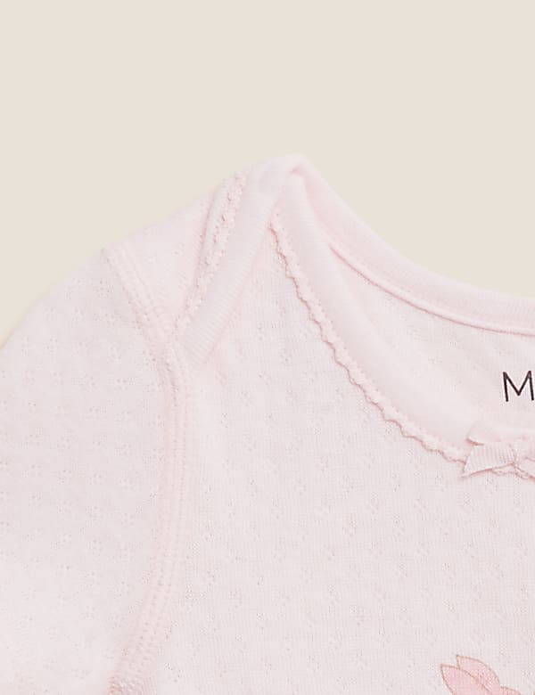 3pk Pure Cotton Patterned Bodysuits (61/2 lbs - 3 Yrs)