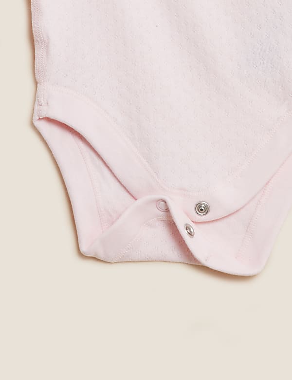 3pk Pure Cotton Patterned Bodysuits (61/2 lbs - 3 Yrs)
