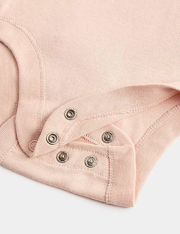 5 Pack Pure Cotton Bodysuits (7lbs-3 Yrs)