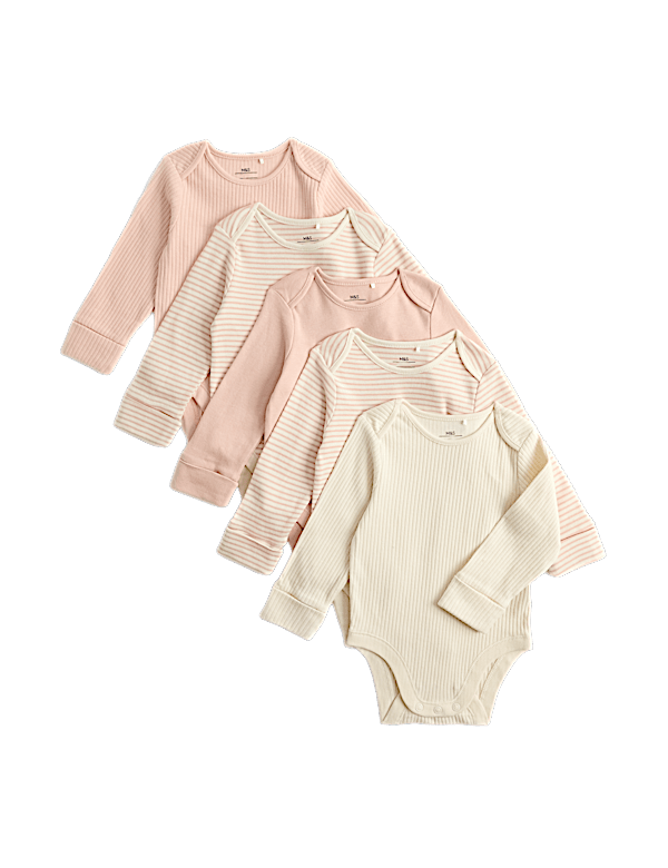 5 Pack Long Sleeve Bodysuits (Newborn-3 Yrs)
